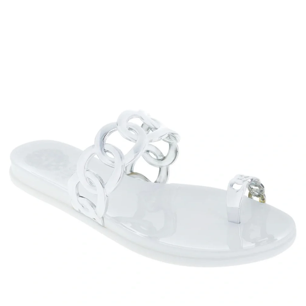 Vince Camuto Emagenta Metallic Jelly Slide Sandal